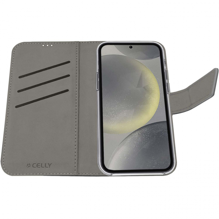 Celly Wally lommebokveske Galaxy S24 5G Svart Celly Wally lommebokveske Galaxy S24 5G Svart