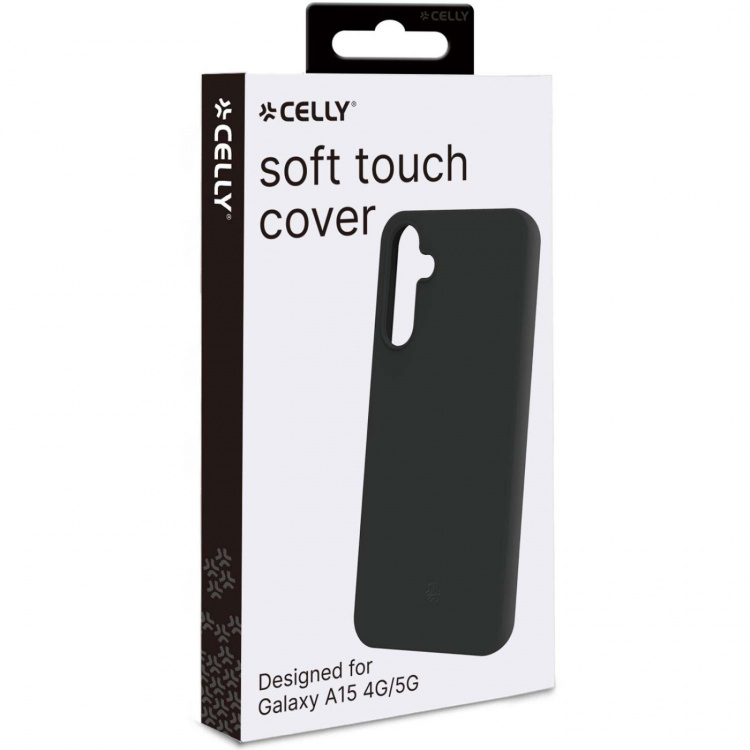 Celly Cromo Soft gummideksel Galaxy A15 4G / A15 5G Svart