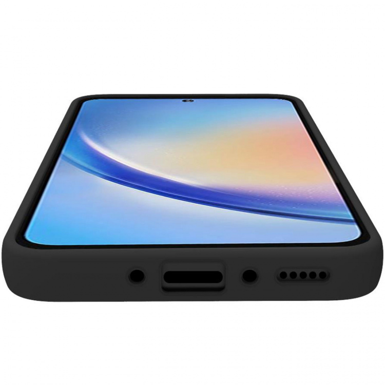 Celly Cromo Soft gummideksel Galaxy A35 5G Svart