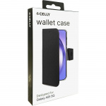 Celly Wally Wallet Wallet-etui Galaxy A55 5G Svart