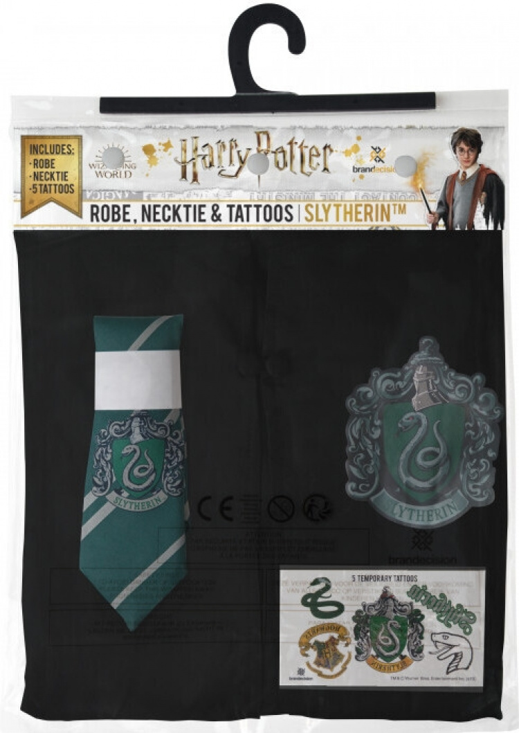 Filmkopier Harry Potter Slytherin trollmann, størrelse M Filmkopier Harry Potter Slytherin trollmann, størrelse M