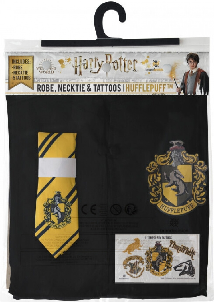 Cine replikaer Harry Potter Hufflepuff trollmann, størrelse S