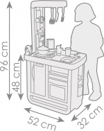 Smoby Bon Appetit lekekjøkken - 23 deler