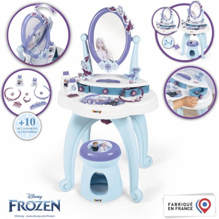 Smoby SAS Disney Frozen 2 i 1 - Sminkebord for barn