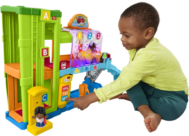 Fisher-Price Little People Bensinstasjon lekesett