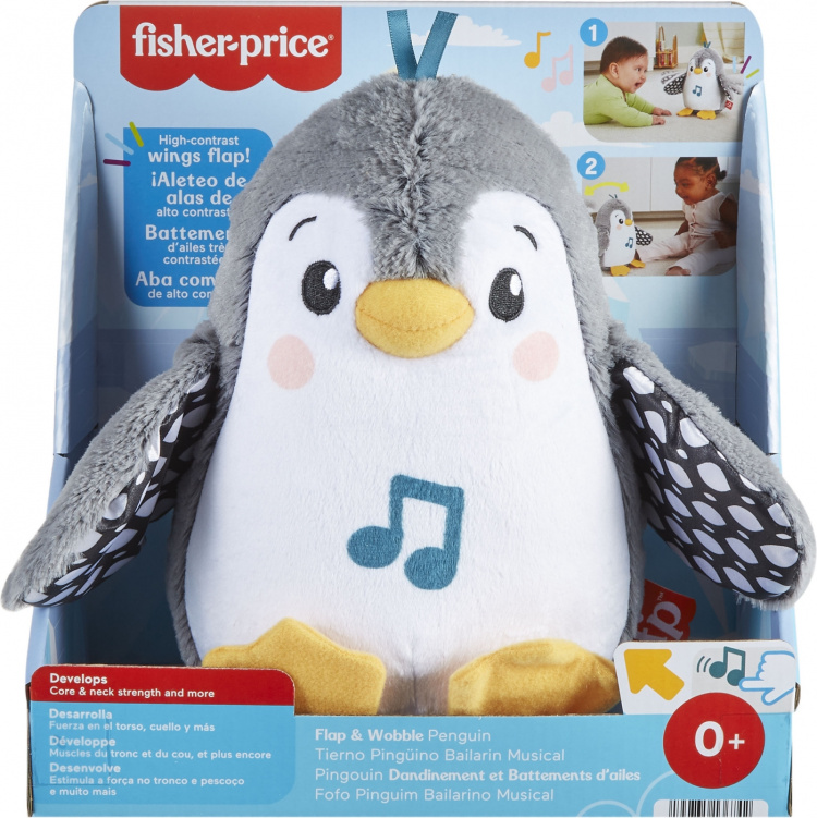 Fisher-Price Flap & Wobble Penguin musikalsk kosedyr
