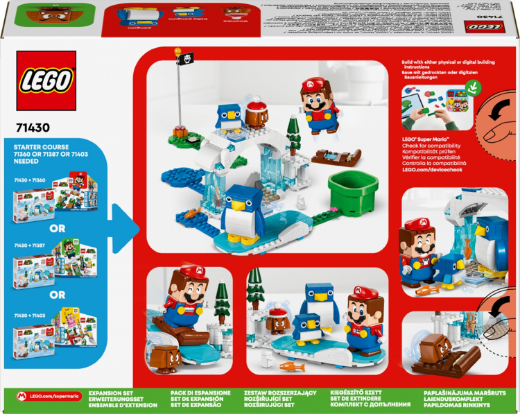 Lego Super Mario 71430 - Utvidelsessett Penguin Family Snow Adventure