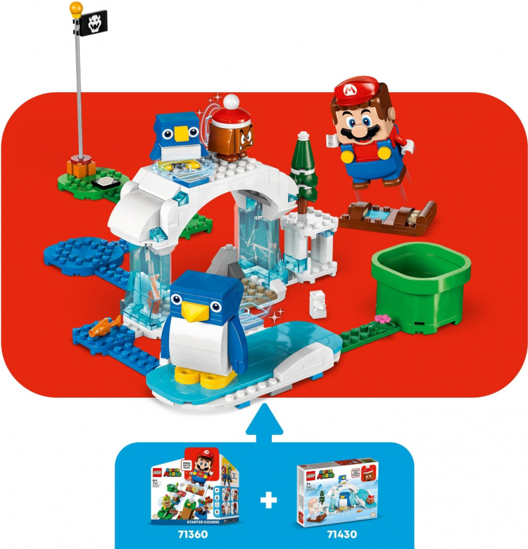 Lego Super Mario 71430 - Utvidelsessett Penguin Family Snow Adventure