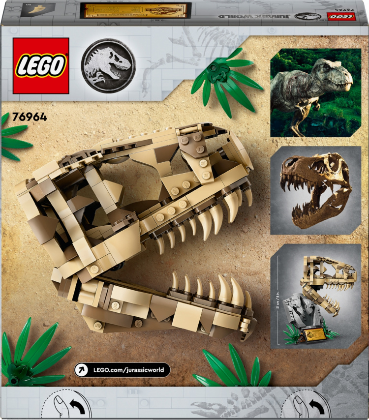Lego Jurassic World 76964 - Dinosaurfossiler: T. rex-hodeskalle