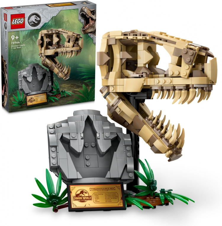 Lego Jurassic World 76964 - Dinosaurfossiler: T. rex-hodeskalle