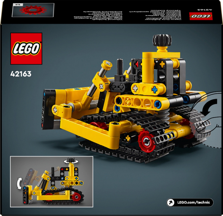 Lego Technic 42163 - Kraftig bulldoser