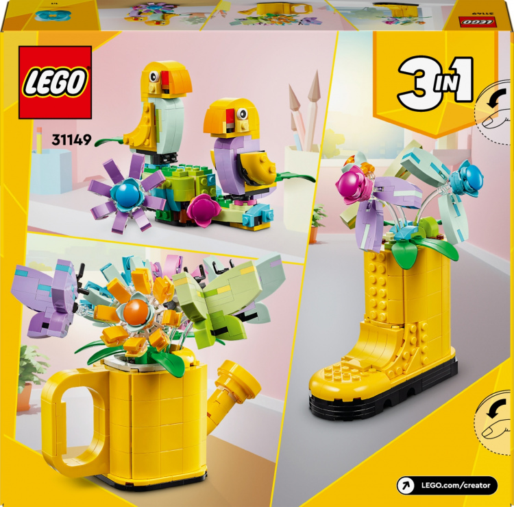 Lego Creator 31149 - Blomster i en vannkanne Lego Creator 31149 - Blomster i en vannkanne