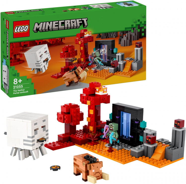 Lego Minecraft 21255 - Bakholdsangrep fra Nether-portalen