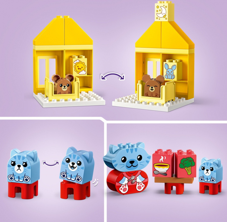 Lego DUPLO My First 10414 - Hverdagsrutiner: mat og leggetid