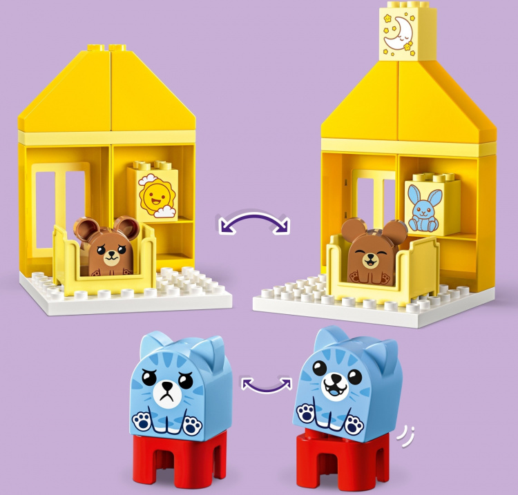 Lego DUPLO My First 10414 - Hverdagsrutiner: mat og leggetid