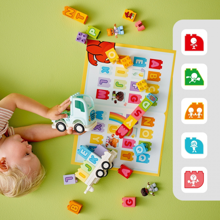 Lego DUPLO Town 10421 - Alfabetlastebil Lego DUPLO Town 10421 - Alfabetlastebil