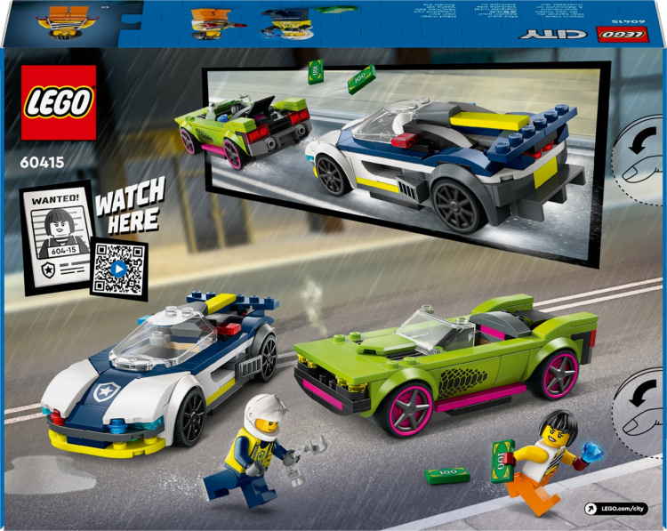 LEGO City Police 60415 - Police Car and Muscle Car Chase LEGO City Police 60415 - Police Car and Muscle Car Chase