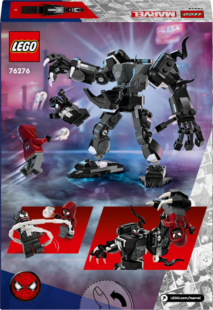 Lego Super Heroes Marvel 76276 - Venom Mech Armour vs. Miles Morales Lego Super Heroes Marvel 76276 - Venom Mech Armour vs. Miles Morales