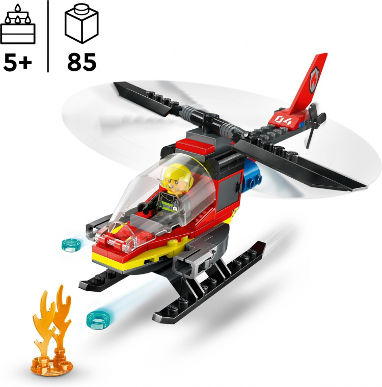 Lego City Fire 60411 - Redningshelikopter for brannvesenet Lego City Fire 60411 - Redningshelikopter for brannvesenet