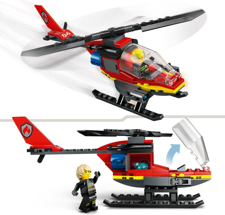 Lego City Fire 60411 - Redningshelikopter for brannvesenet Lego City Fire 60411 - Redningshelikopter for brannvesenet