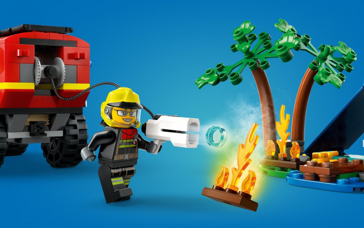 Lego City Fire 60412 - 4x4 brannbil med redningsbåt Lego City Fire 60412 - 4x4 brannbil med redningsbåt
