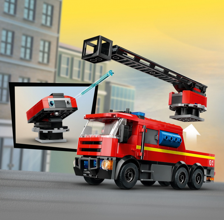 Lego City Fire 60414 - Brannstasjon med brannbil
