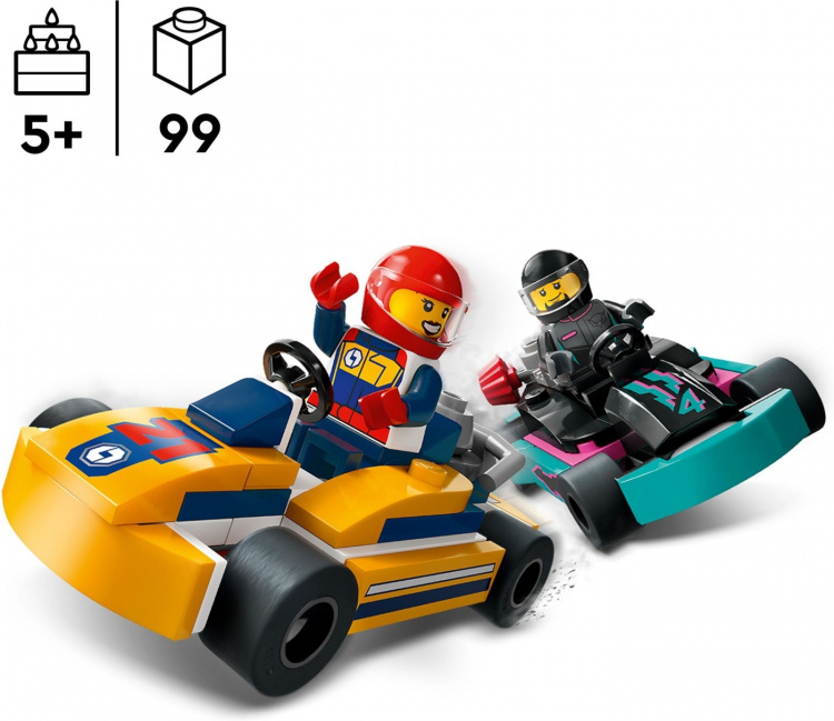 Lego City Great Vehicles 60400 - Gokart og racerfører Lego City Great Vehicles 60400 - Gokart og racerfører