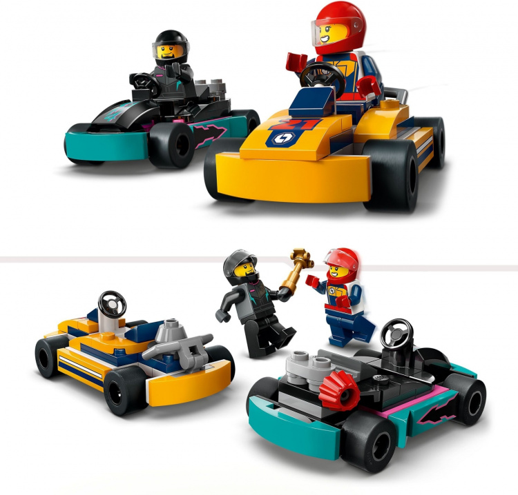 Lego City Great Vehicles 60400 - Gokart og racerfører Lego City Great Vehicles 60400 - Gokart og racerfører