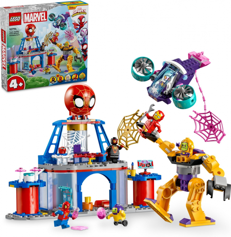 Lego Super Heroes Marvel 10794 - Team Spidey Spindelvev-hovedkvarter Lego Super Heroes Marvel 10794 - Team Spidey Spindelvev-hovedkvarter