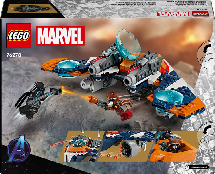 Lego Super Heroes Marvel 76278 - Rakets Warbird mot Ronan