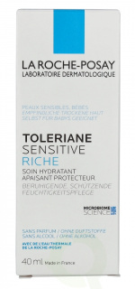 La Roche-Posay LRP Toleriane Sensitive Rich Cream 40 ml Alcohol Free