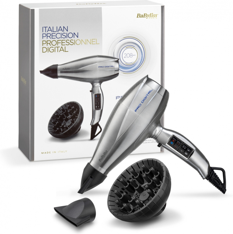 Babyliss 6000E Pro Digital hårføner Babyliss 6000E Pro Digital hårføner