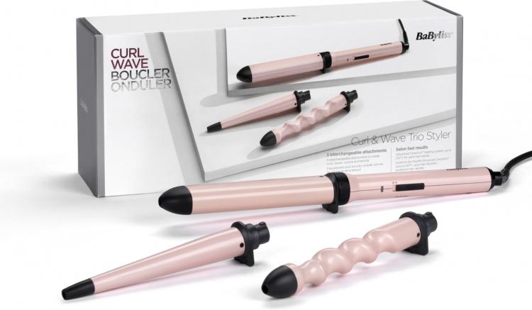 Babyliss MS750E Curl & Wave Trio krølltang