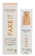 Madara Fake It Healthy Glow Self Tan Serum 30 ml Light To Medium, alle hudtyper