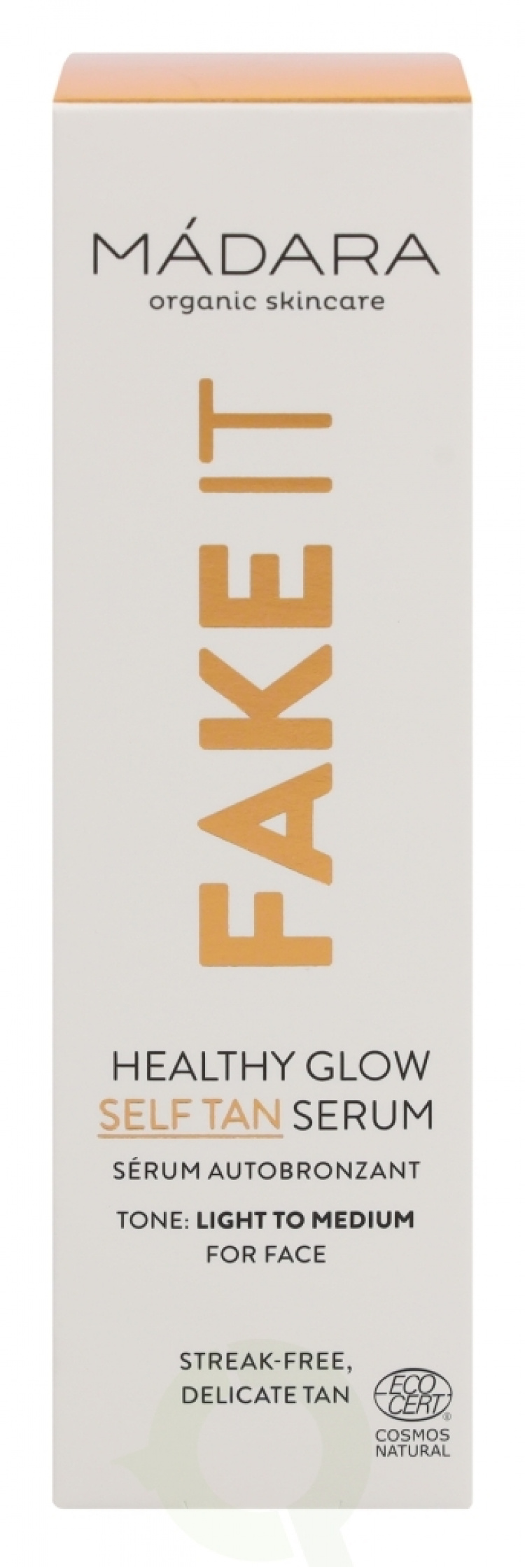 Madara Fake It Healthy Glow Self Tan Serum 30 ml Light To Medium, alle hudtyper