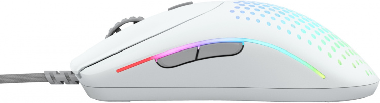 Glorious Model O 2 spillmus, hvit
