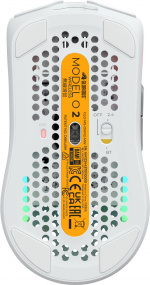 Glorious Model O 2 trådløs spillmus, hvit