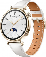 Huawei Watch GT4 Classic - Smartklokke, 41 mm, gull/hvit