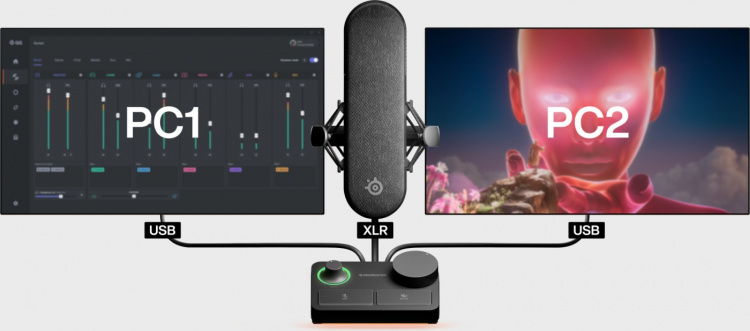 SteelSeries Alias Pro - spillmikrofon. SteelSeries Alias Pro - spillmikrofon.