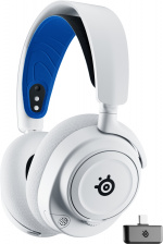 SteelSeries Arctis Nova 7P - trådløst hodesett, hvitt.
