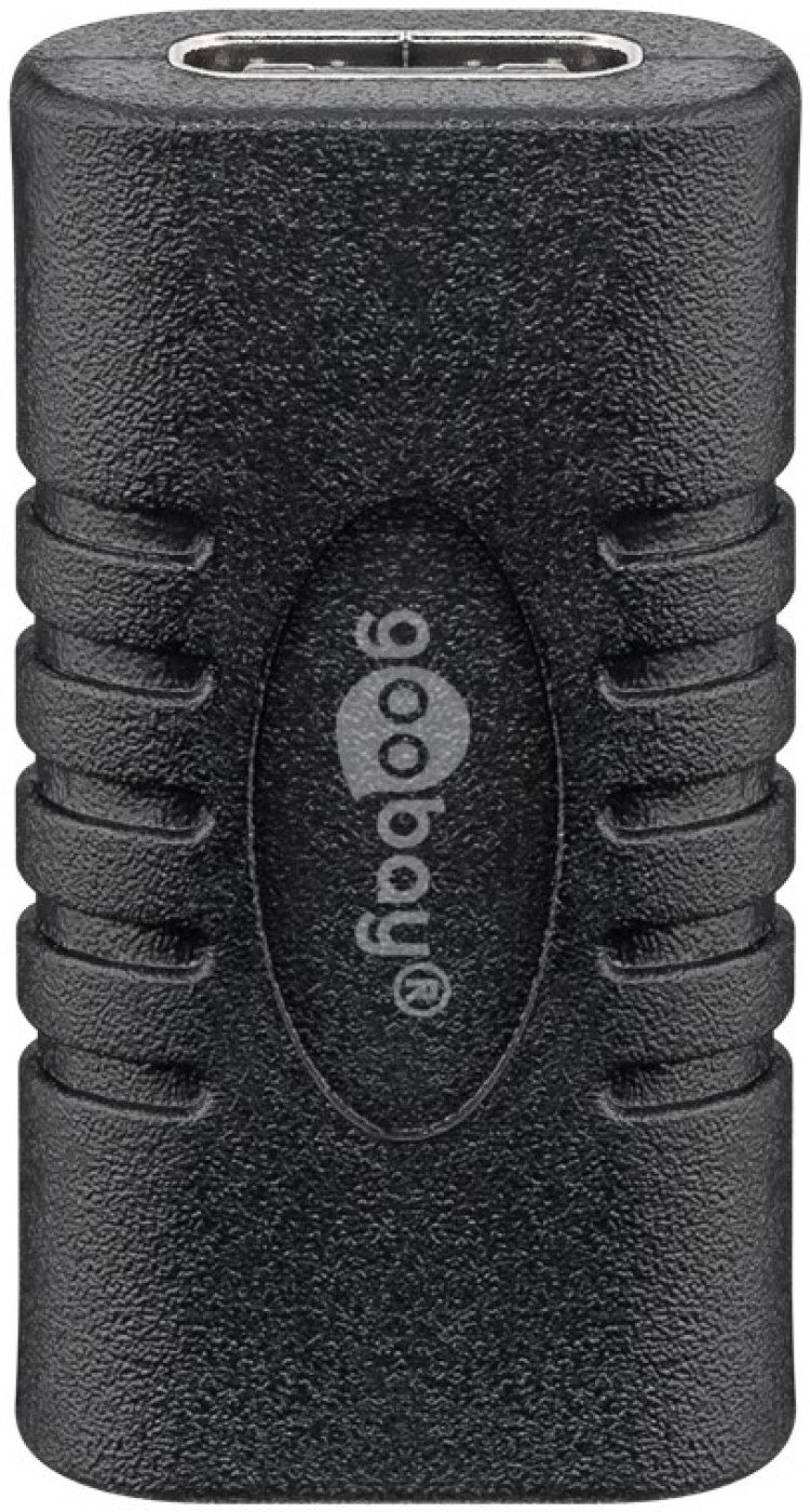 Goobay USB-C™ til USB-C™-adapter, svart USB-C™-kontakt > USB-C™-kontakt Goobay USB-C™ til USB-C™-adapter, svart USB-C™-kontakt > USB-C™-kontakt