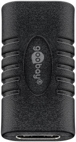 Goobay USB-C™ til USB-C™-adapter, svart USB-C™-kontakt > USB-C™-kontakt Goobay USB-C™ til USB-C™-adapter, svart USB-C™-kontakt > USB-C™-kontakt