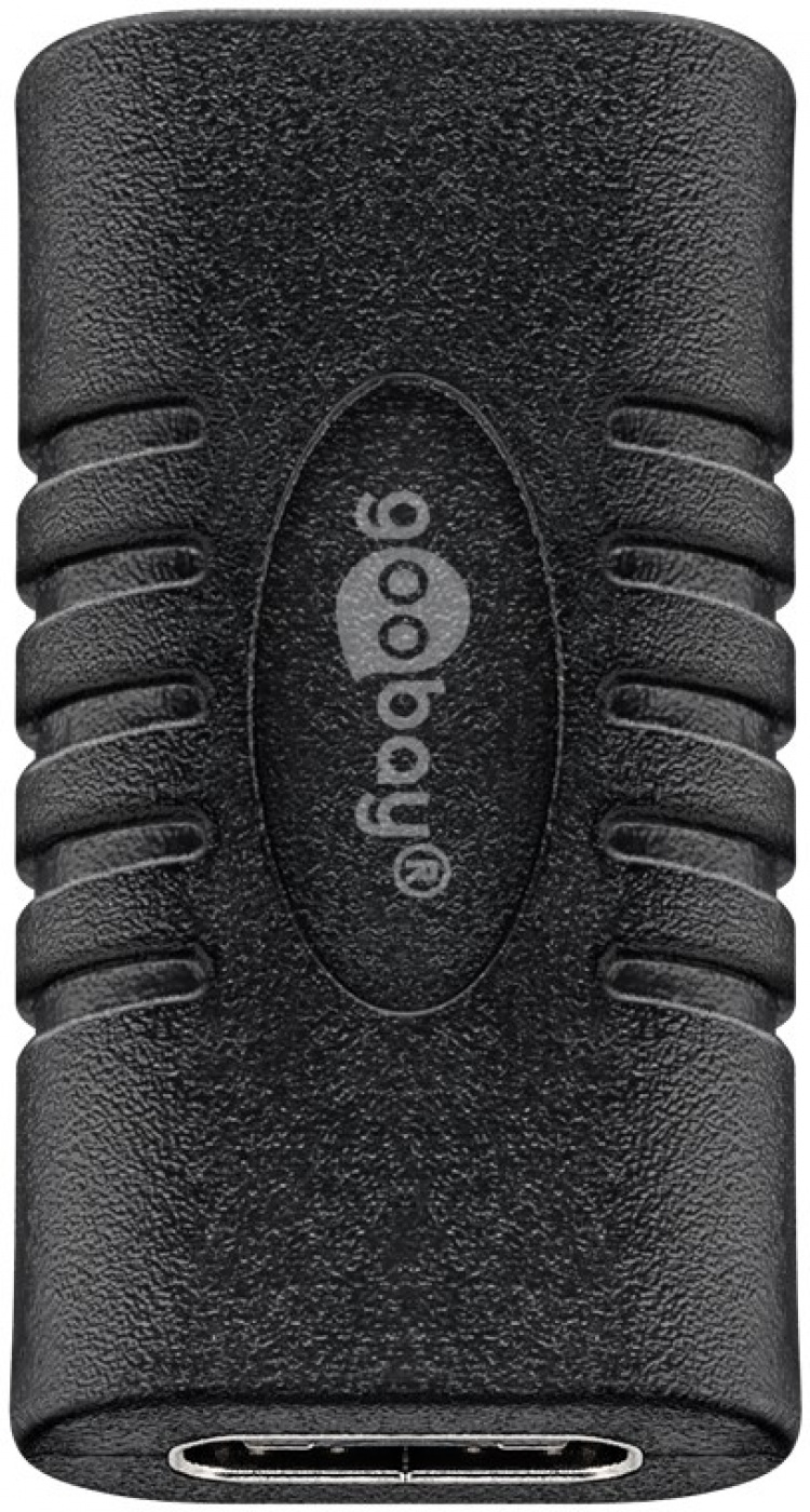 Goobay USB-C™ til USB-C™-adapter, svart USB-C™-kontakt > USB-C™-kontakt Goobay USB-C™ til USB-C™-adapter, svart USB-C™-kontakt > USB-C™-kontakt