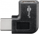 Goobay Adapter USB-C™ til USB-C™ 90°, svart USB-C™-kontakt > USB-C™-plugg Goobay Adapter USB-C™ til USB-C™ 90°, svart USB-C™-kontakt > USB-C™-plugg