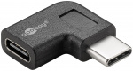 Goobay Adapter USB-C™ til USB-C™ 90°, svart USB-C™-kontakt > USB-C™-plugg Goobay Adapter USB-C™ til USB-C™ 90°, svart USB-C™-kontakt > USB-C™-plugg