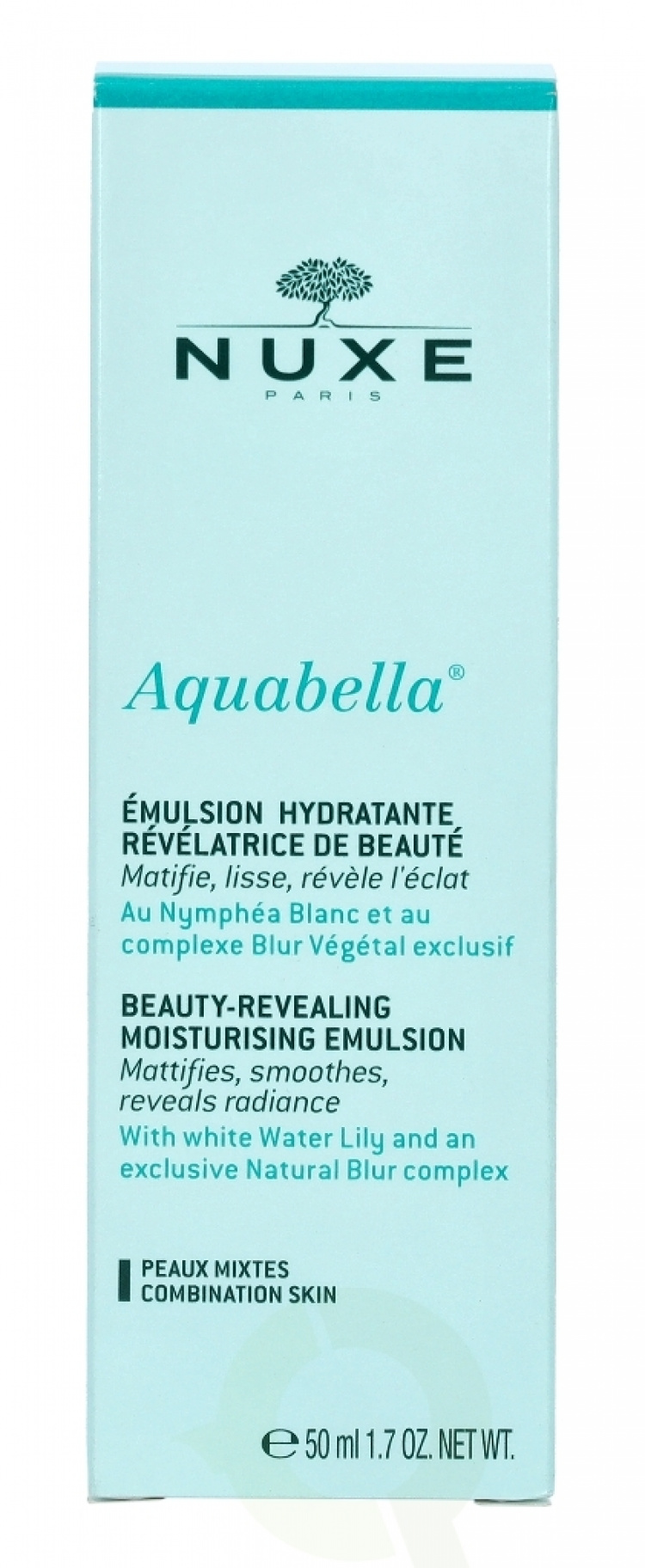Nuxe Aquabella Beauty-Revealing Moisturising Emulsion Pump 50 ml Combination Skin