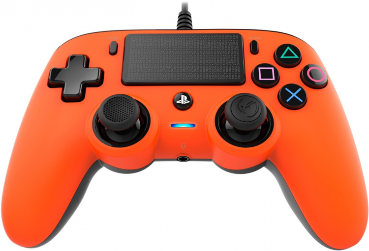 Nacon Kablet kompakt kontroller, oransje, PS4