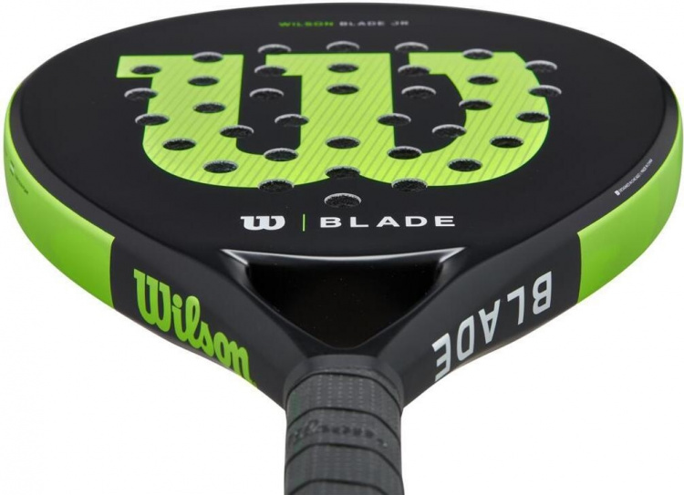 Wilson Blade Junior V2 padelracket, grønn/svart