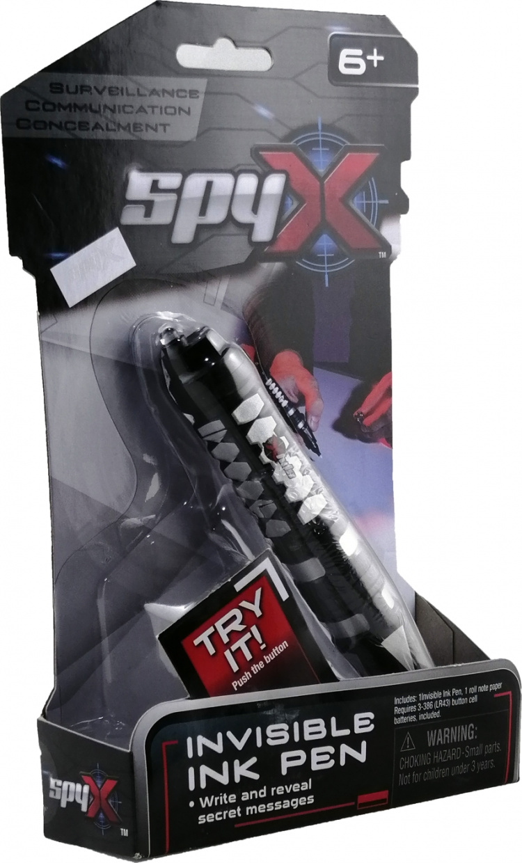 SpyX Invisible Ink Pen - Usynlig blekkpenn