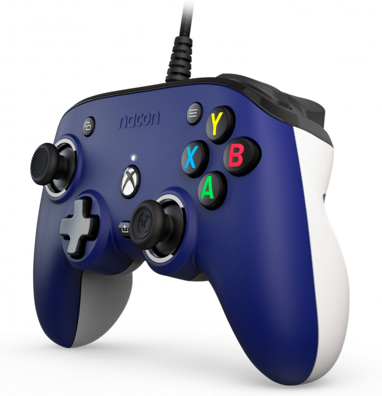 Nacon Pro Compact kablet spillkontroller, blå, Xbox / PC